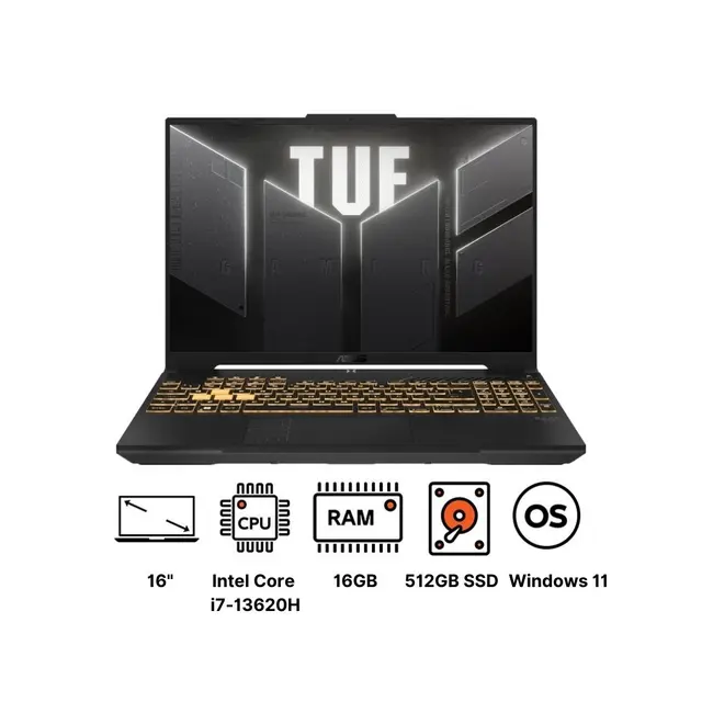 Asus TUF F16 Notebook FX607VU-RL007W Laptop